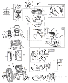 Page A Diagram and Parts List for CI10000BPP 2003 Campbell Hausfeld Compressor
